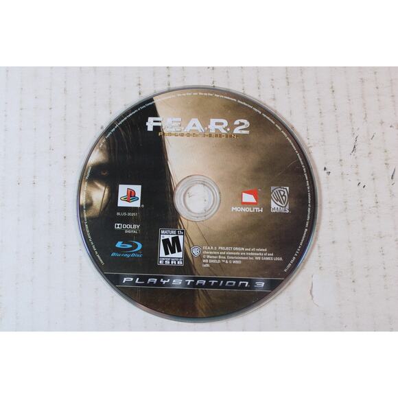 F.E.A.R. 2 Project Origin (Sony PlayStation 3, 2009, PS3) Authentic, disc only - Picture 1 of 8
